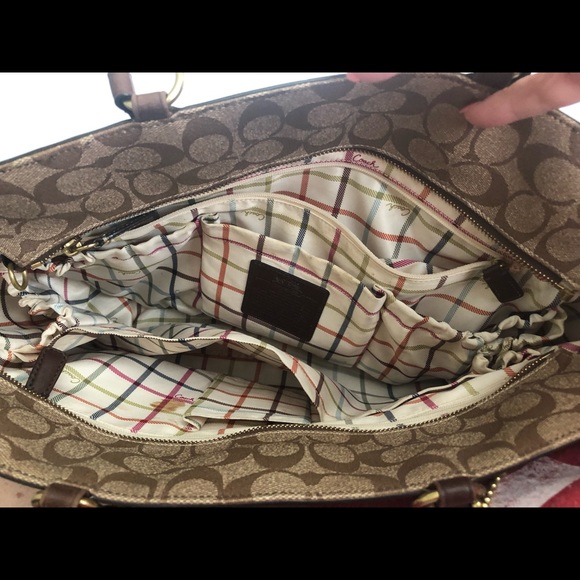 Authentic used Coach diaper bag - Picture 1 of 3